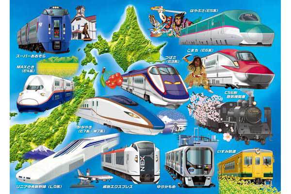 STEP 6　見てみよう！　日本各地を走る電車・列車のイメージ